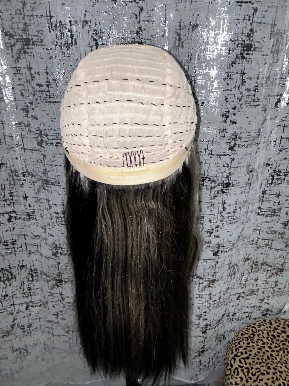 5x5 closure human hair wig with highlights